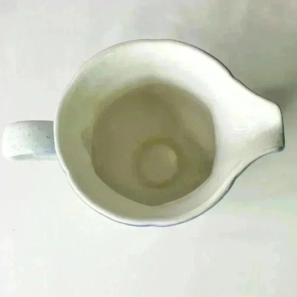 Mikasa Country Club CA500 10oz Creamer Pitcher White Blue Rim - Picture 3 of 6